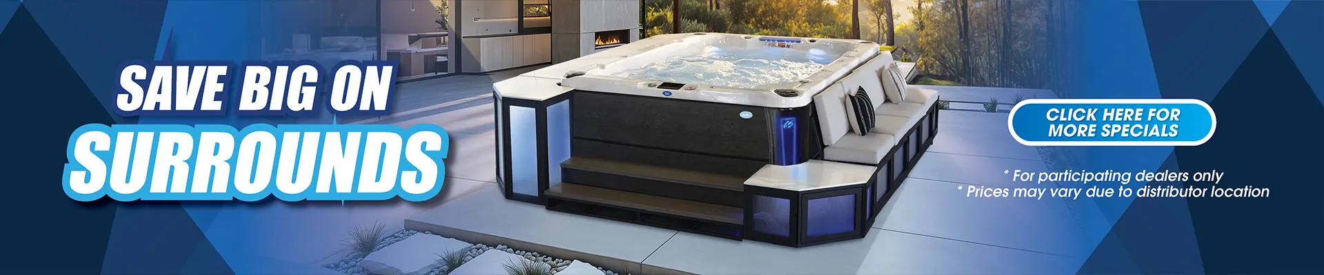 Calspas hot tub being used in a family setting - Johnson City