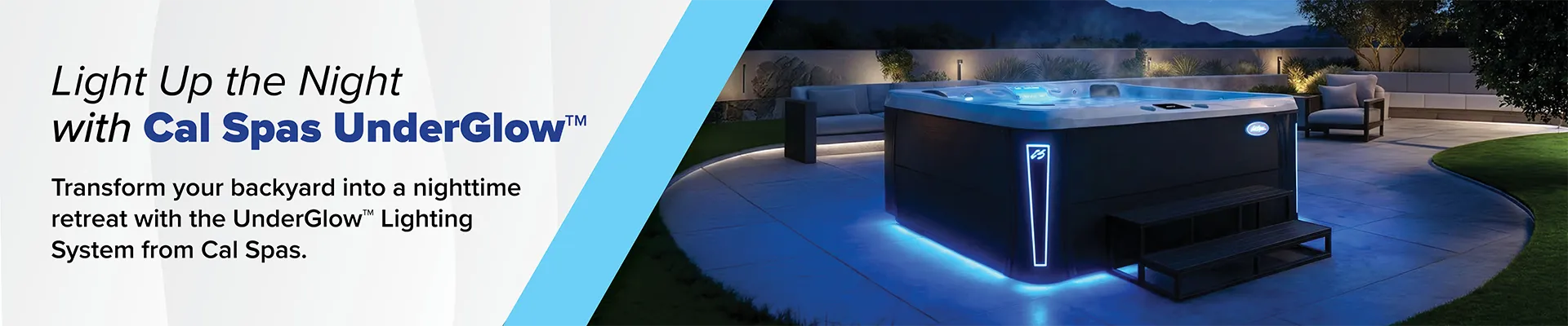 Calspas hot tub being used in a family setting - Johnson City